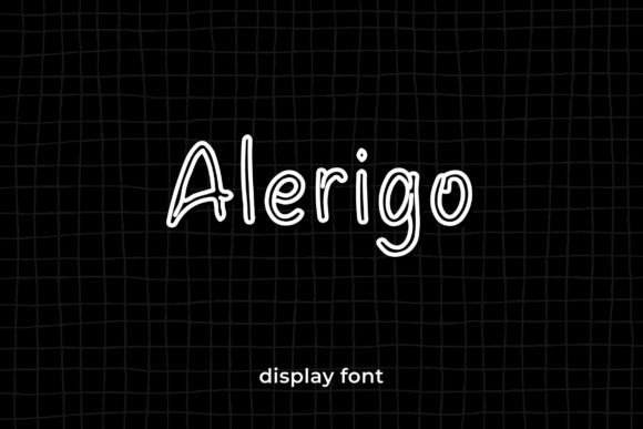 Alerigo: A Modern Display Font for Editorial Design