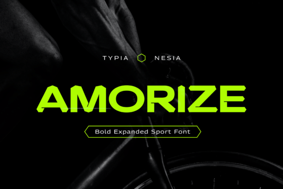 Amorize: A Bold Display Font for Impactful Branding