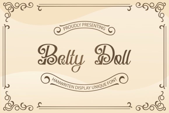 Belty Doll Font for Web Design and Branding