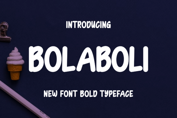 Bolaboli: A Modern Display Font for Editorial Design