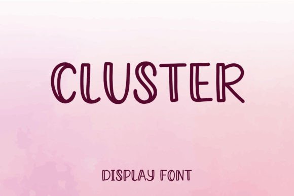Cluster: A Modern Display Font for Editorial Design