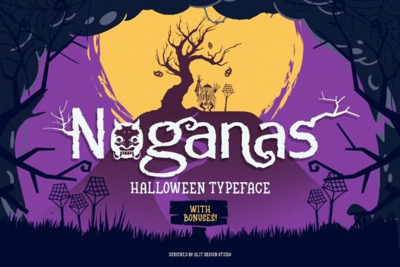 Designing with Noganas: A Spooky Font for Bold Branding