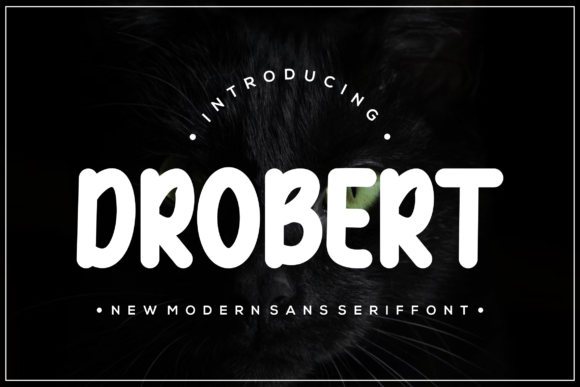 Drobert: A Playful Font for Polished Branding