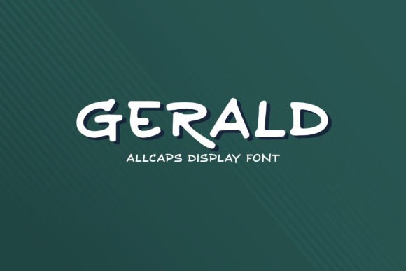 Gerald Font: A Handwritten Display Typeface for Creative Projects