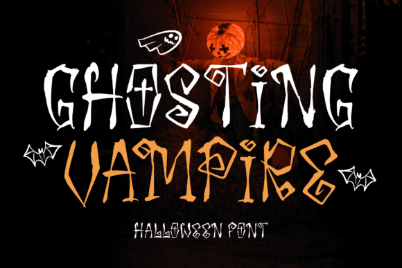 Ghosting Vampire Font for Halloween Campaigns