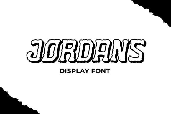 Jordans: A Distorted Display Font for Bold Editorial Design