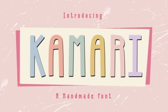 Kamari Font for Business Branding and Design