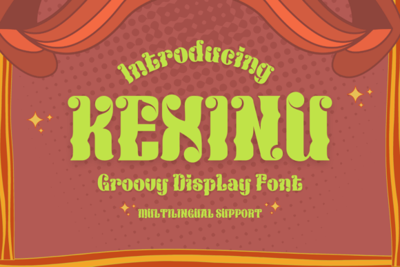 Kexinu: A Psychedelic Display Font for Bold Web Designs