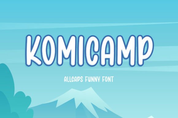 Komicamp: A Playful Display Font for Modern Campaigns