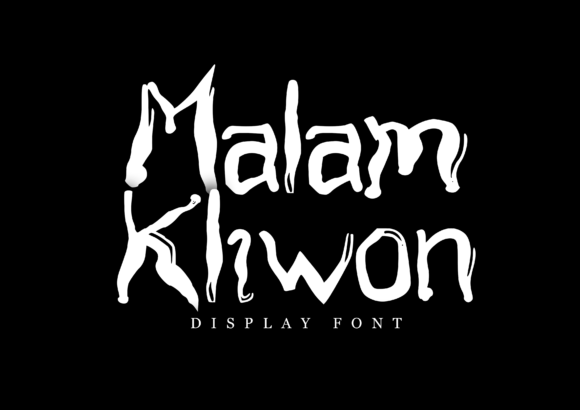 Malam Kliwon Font for Craft Projects
