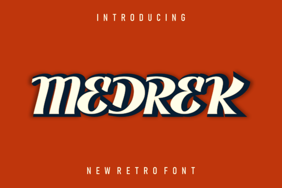 Medrek: A Retro-Styled Font for Bold Brand Campaigns
