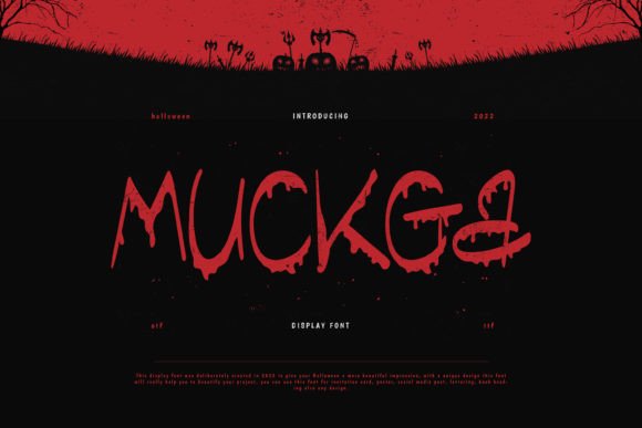 Muckga Font for a Spooky Brand Touch