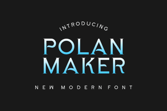 Polan Maker: A Designer’s Take on a Bold Display Font