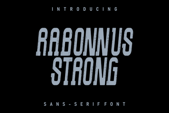 Rabonnus Strong Font for Bold Digital Campaigns