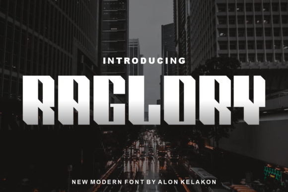 Raglory: A Display Font That Elevates Digital Branding