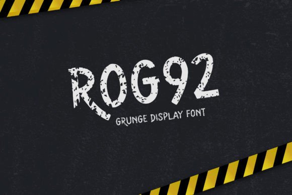 Rog92 Display Font for Bold Web Design