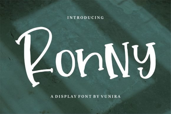 Ronny Font for Branding That Feels Friendly and Fresh