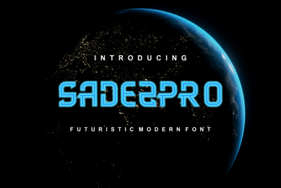 Sadez Pro: A Futuristic Font for Modern Editorial Design
