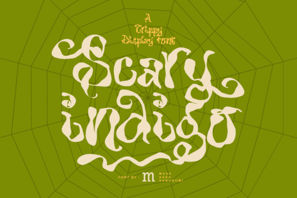 Scary Indigo Font for Branding That Stands Out