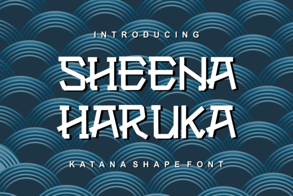 Sheena Haruka: A Display Font for Modern Branding