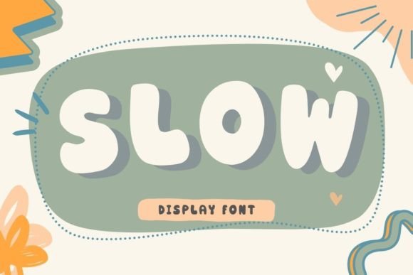 Slow Font for Eye-Catching Brand Content
