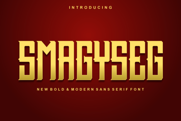 Smagyseg: A Modern Font for Polished Branding