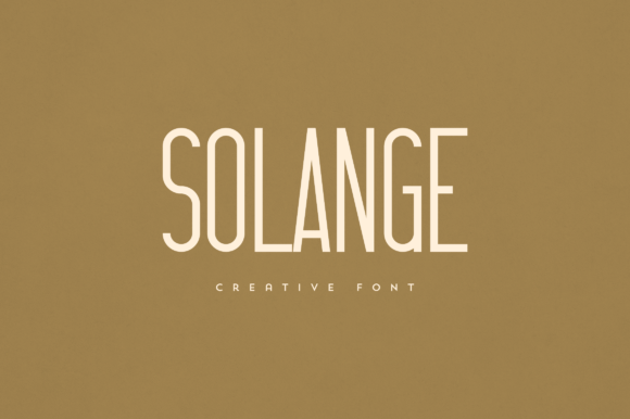 Solange Font for Eye-Catching Branding