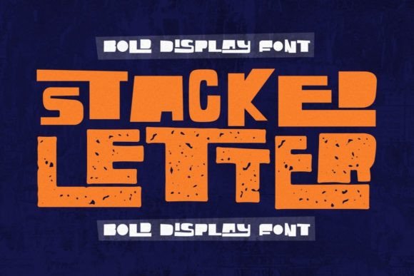 Stacked Letter: A Modern Font for Digital Creativity