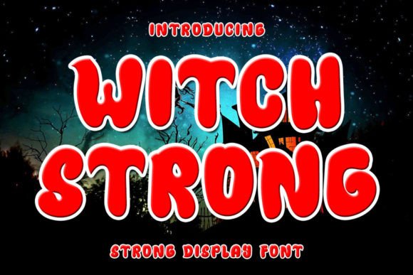 Witch Strong Font for Web Design